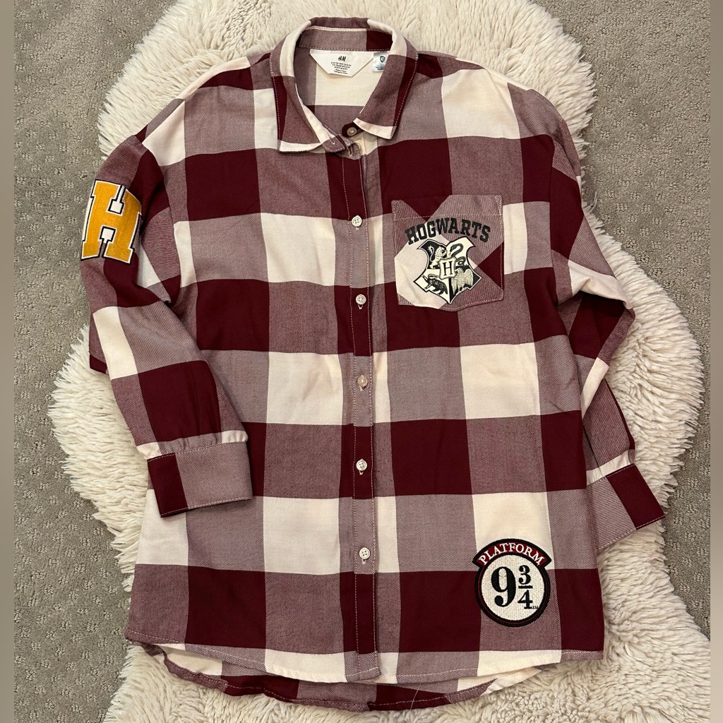 H&M Hogwarts Button Down